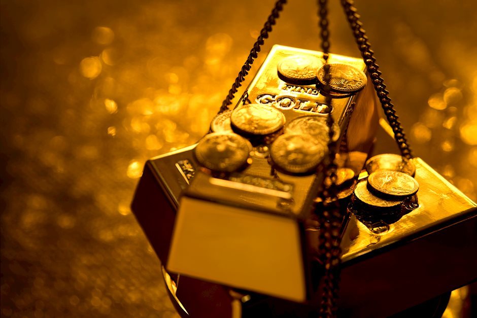 Gold price drops to over two-week low, flirts with $2,300 amid easing Middle East worries