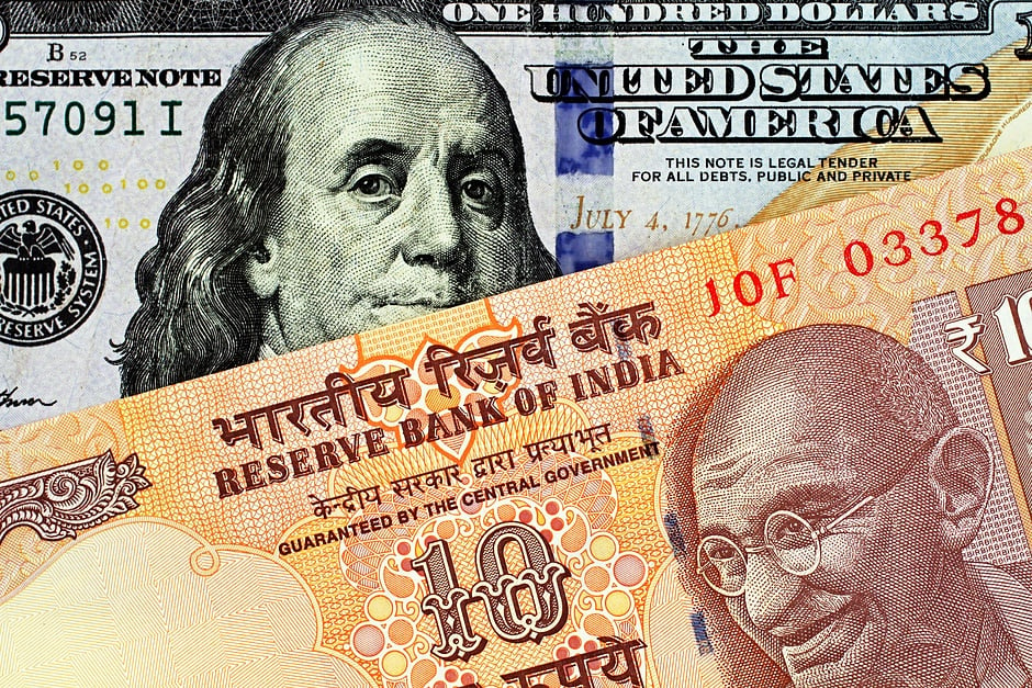 Rupee vs dollar: INR falls to 82.45 versus USD