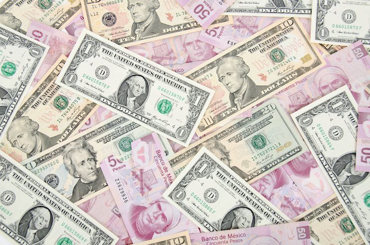 USD/MXN продолжает спотыкаться на фоне сильного мексиканского песо, снижение ставки ФРС снижает ставки