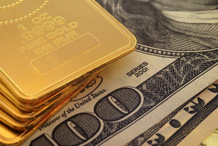 Прогноз цены на золото: XAU/USD немного укрепляется из-за неприятия риска в конце недели