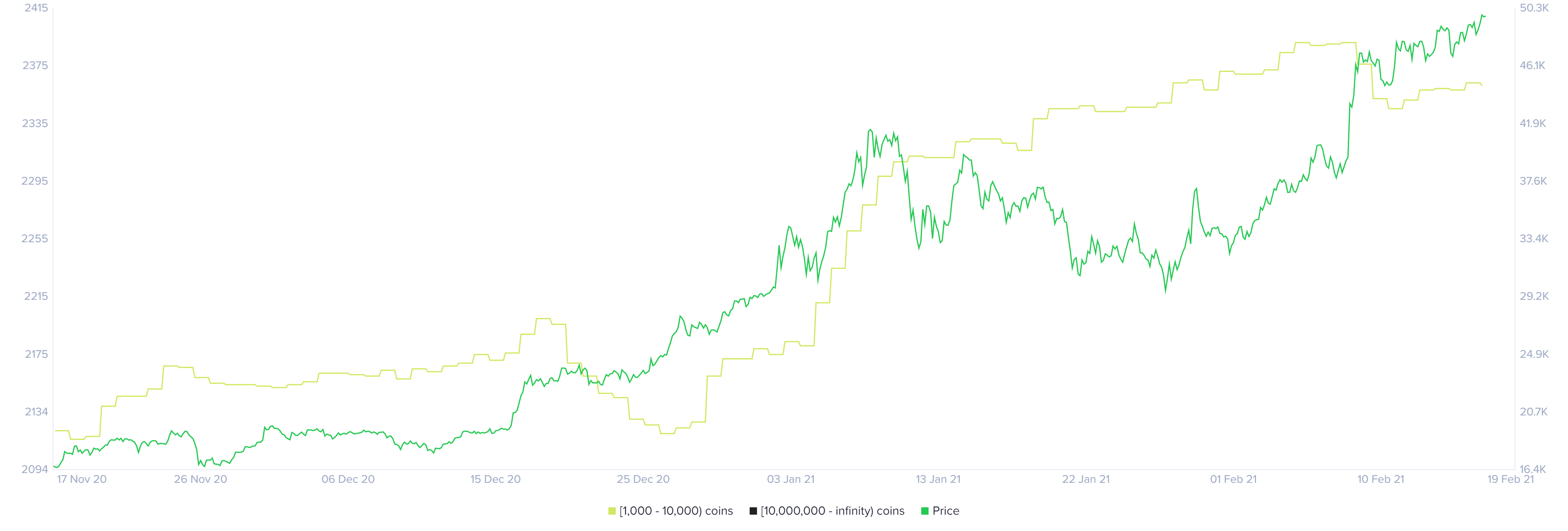 Bitcoin holder distribution