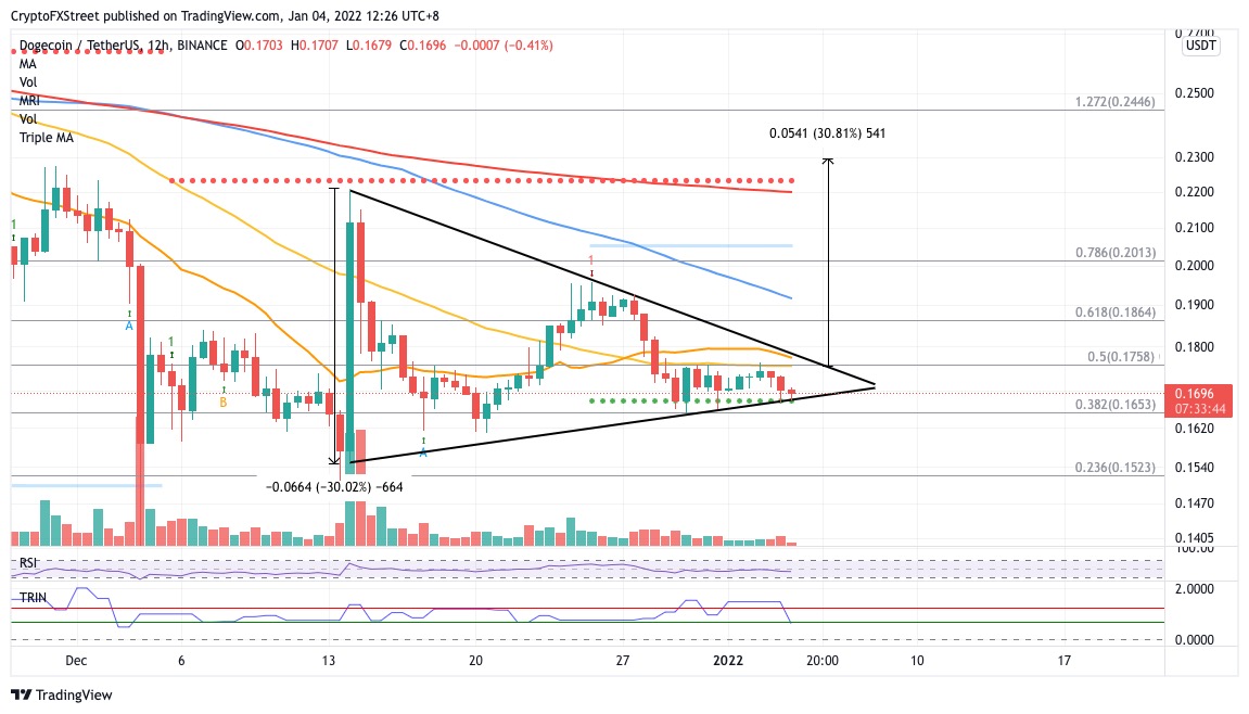 Gráfico DOGE / USDT de 12 horas