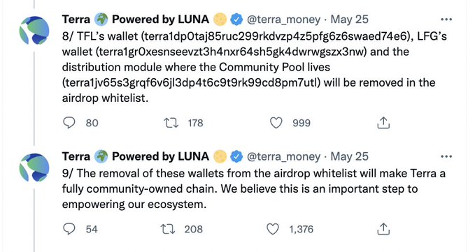 Terraform Labs wallets and Do Kwon's shadow wallets were not removed from the whitelist