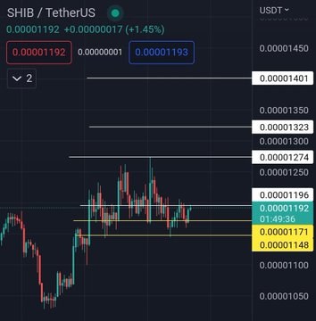 SHIB-USDT price chart