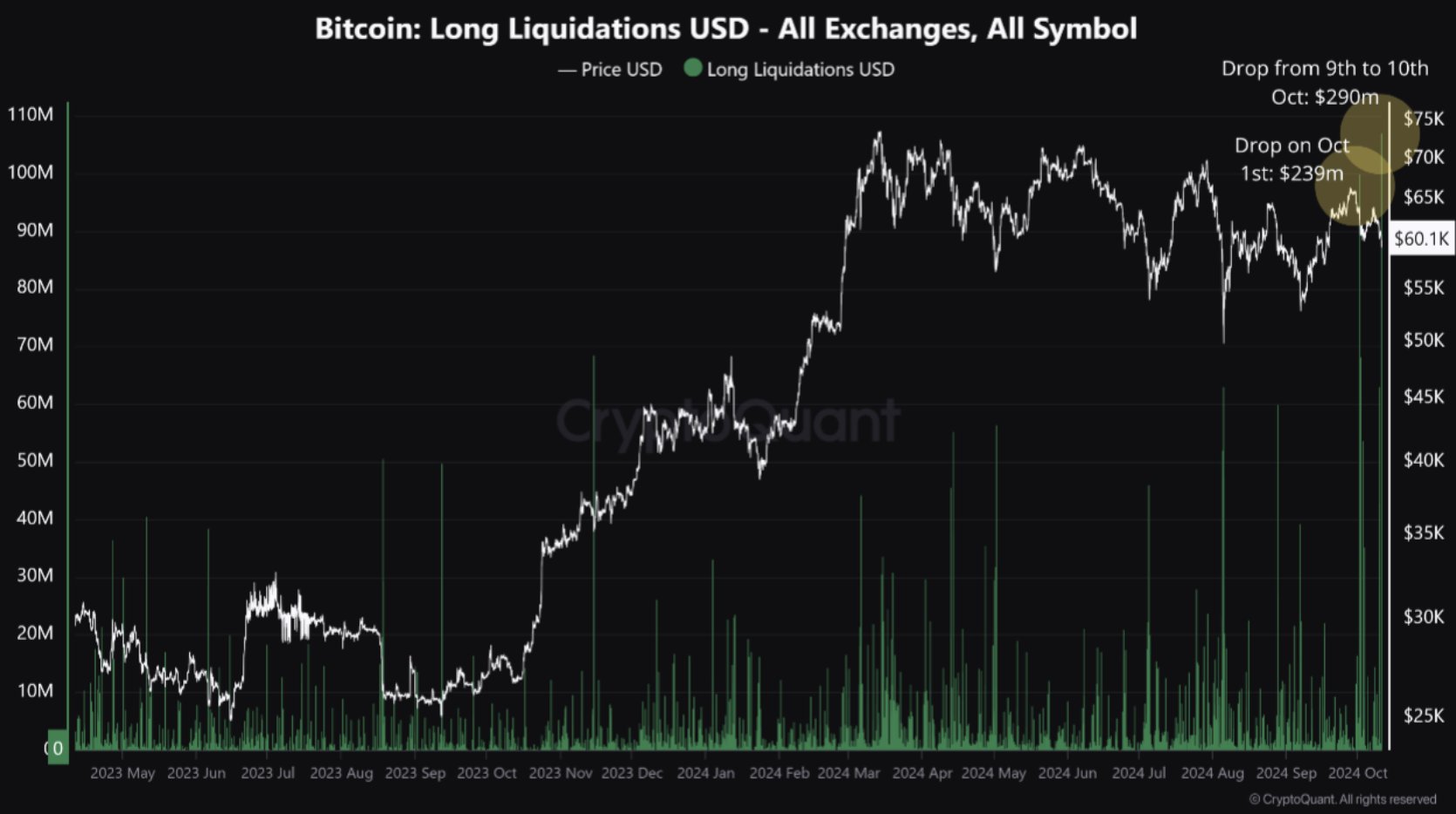 BTC Long Liquidation