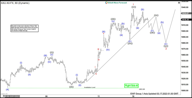 Bullish Elliott Wave Outlook In Gold XAU USD Video