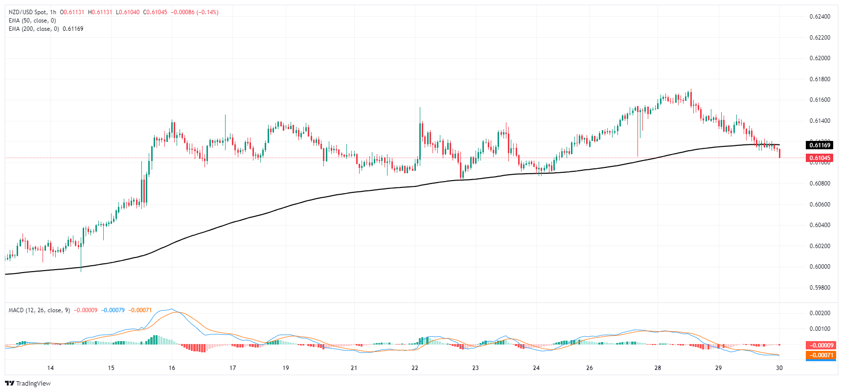 NZD/USD drifts into the low side ahead of NZ 2024 budget release