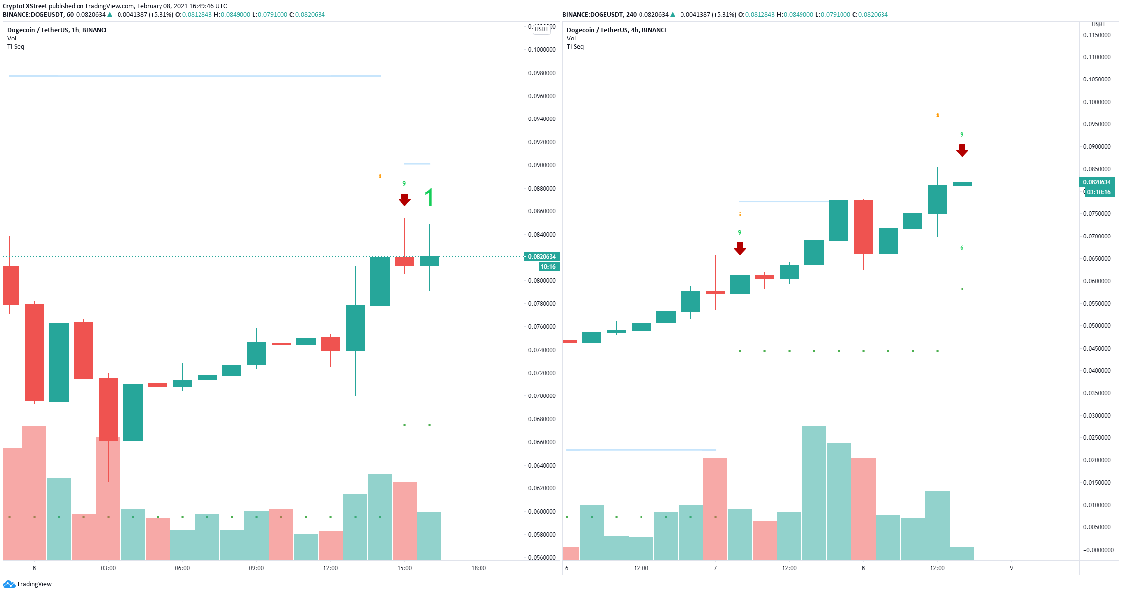 doge price