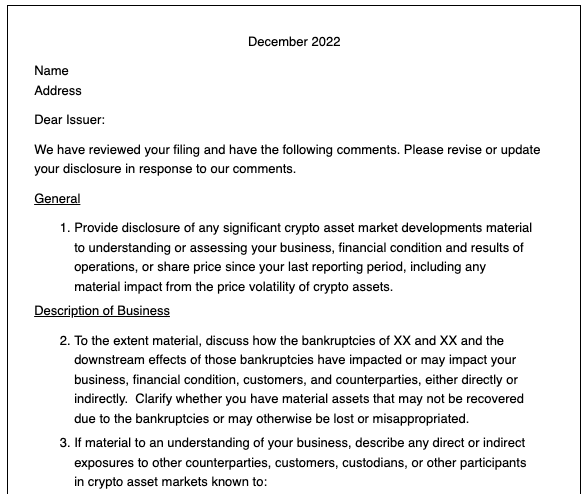 Sample letter to companies