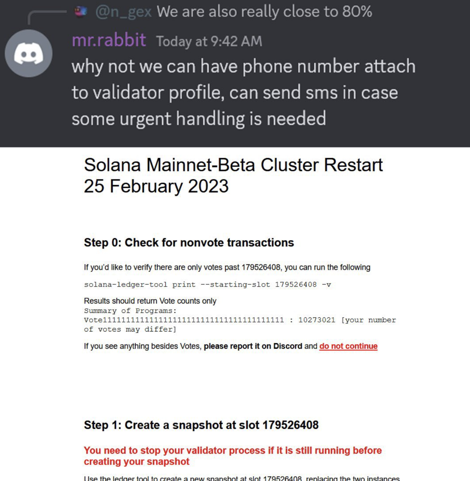 Solana network tackling an outage