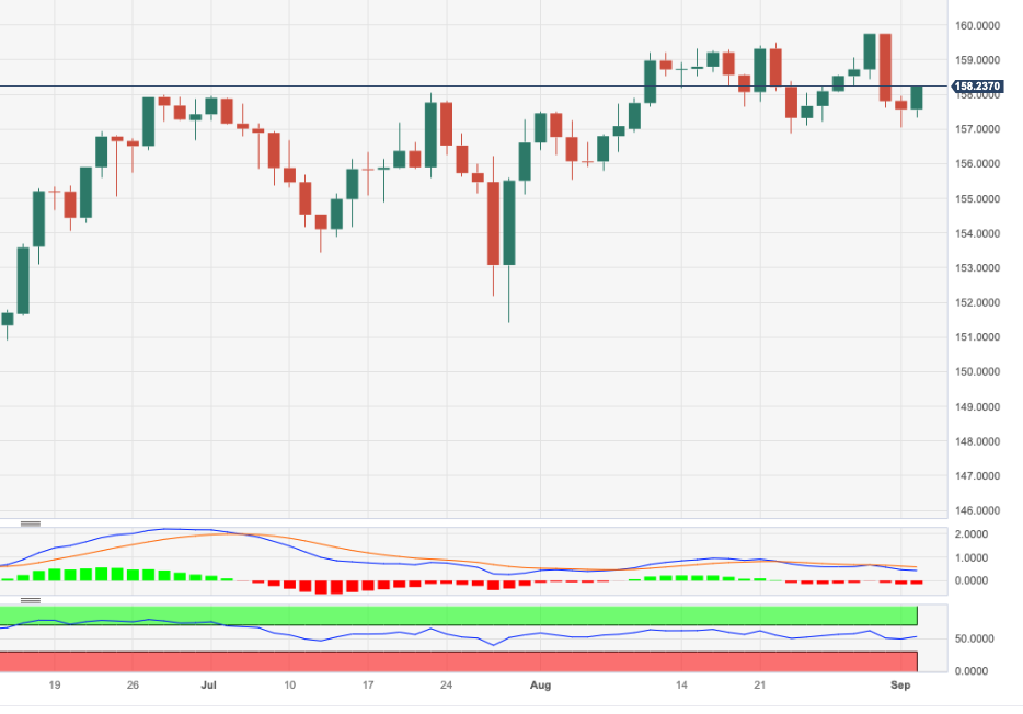 Анализ цен EUR/JPY: Достойная поддержка появляется в районе 157,00.