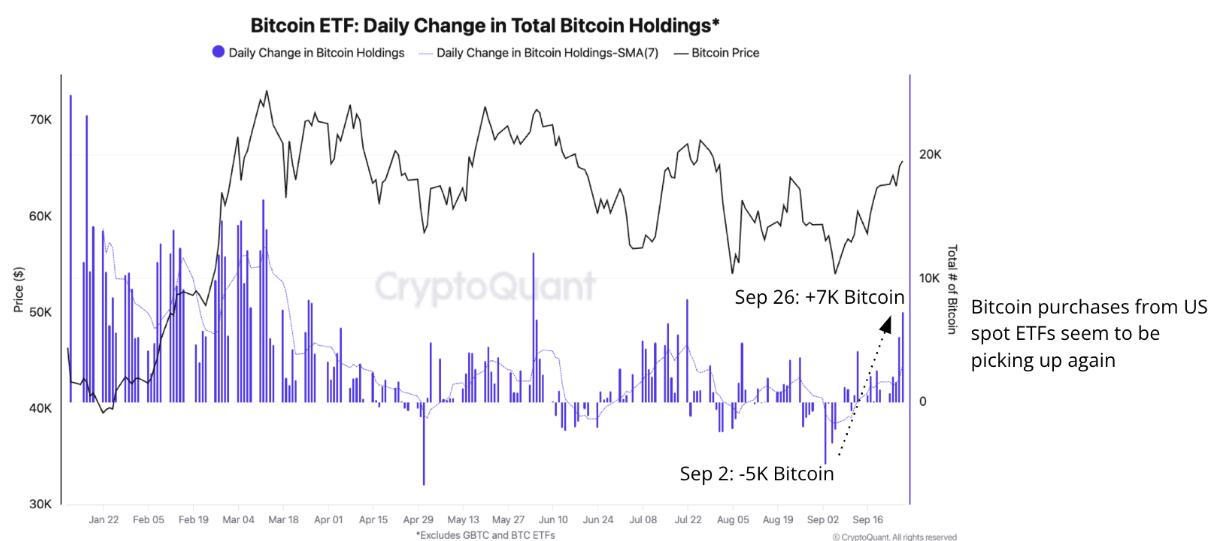 Biểu đồ ETF Bitcoin