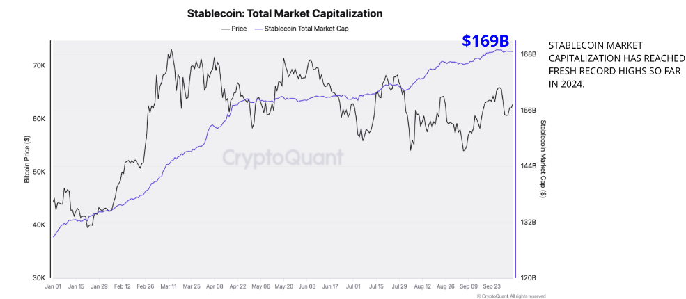 Stablecoin: Total Market Capitalization. Source: CryptoQuant