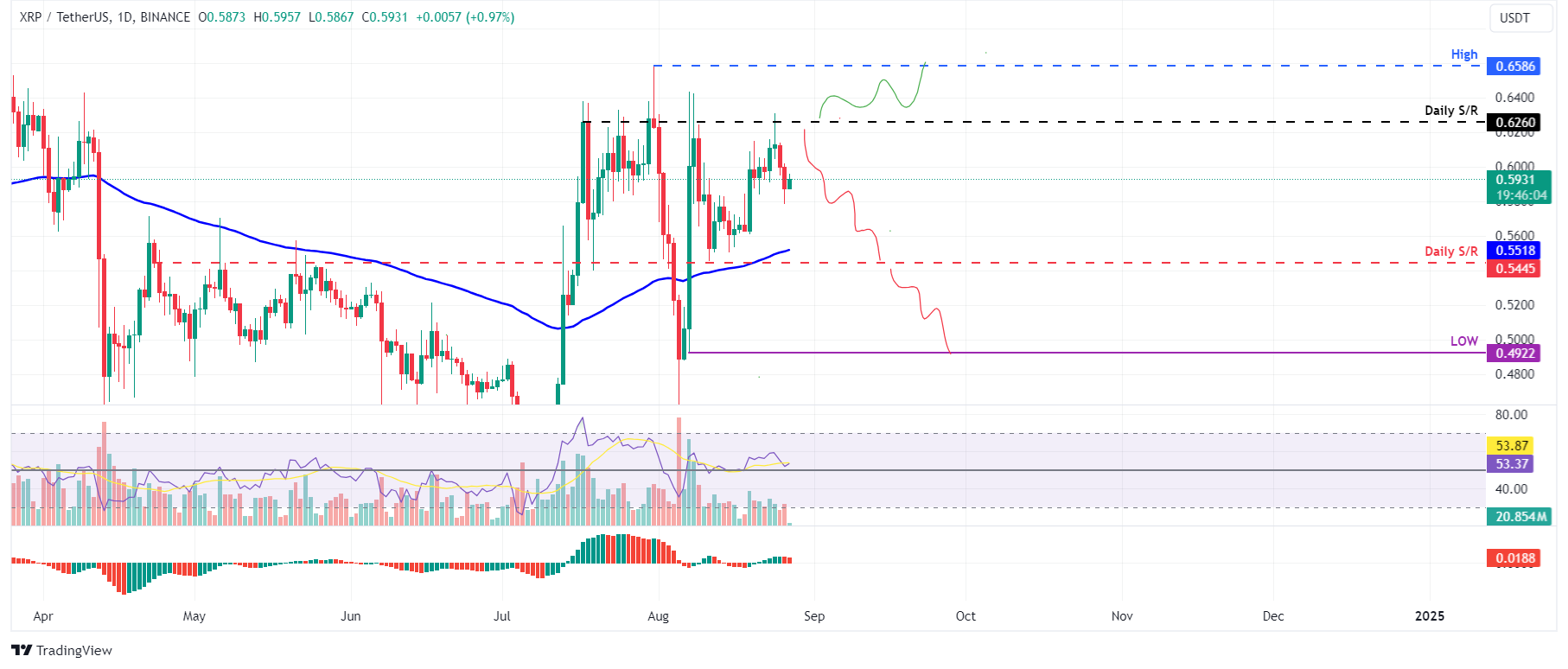 XRP/USDT Daily Chart