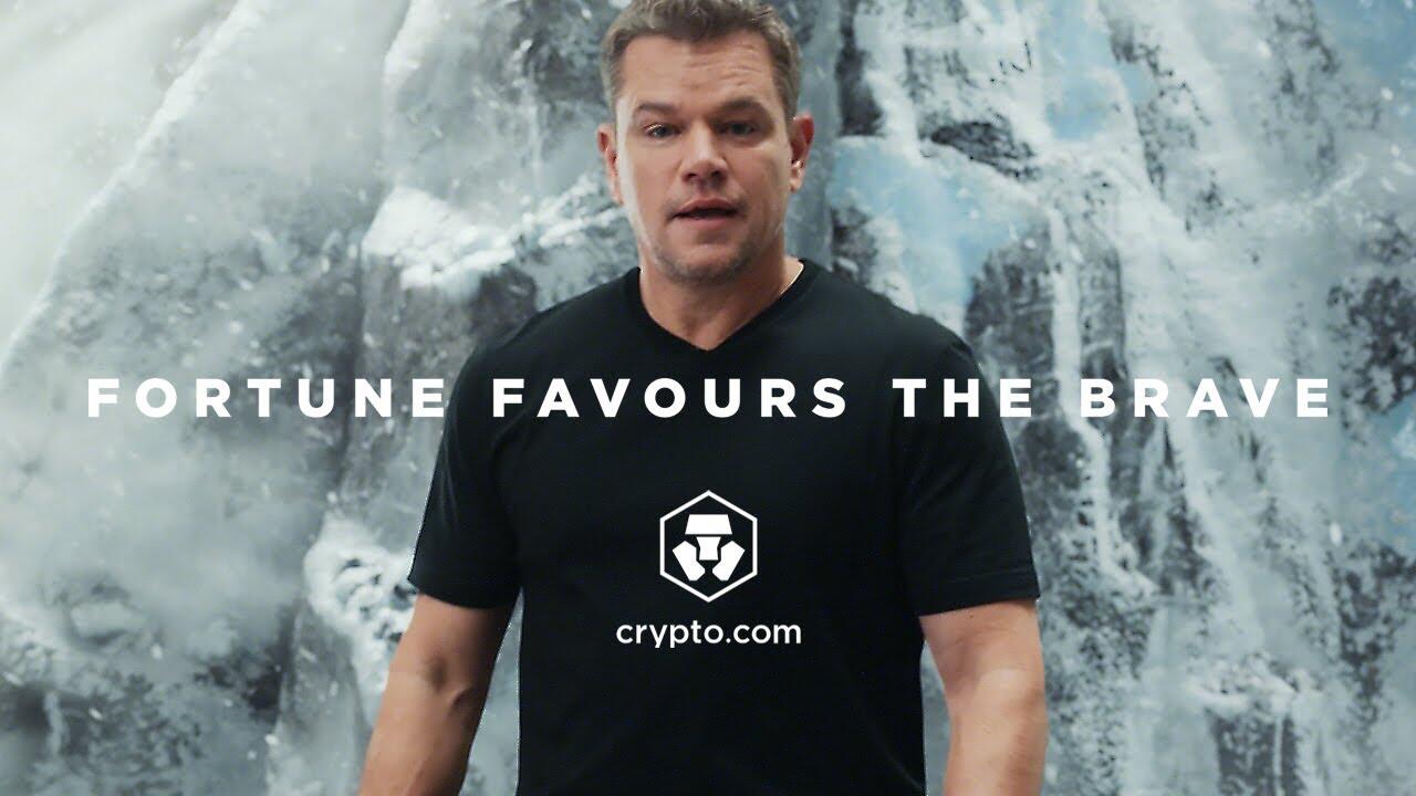 Matt Damon in a Crypto.com ad